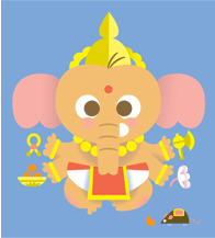Ganesh Coloring Kit